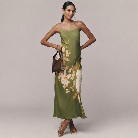 FARM Rio Dresses & Skirts - Farm Rio x Anthropologie Maxi Slip Dress Wildflower - Size XS